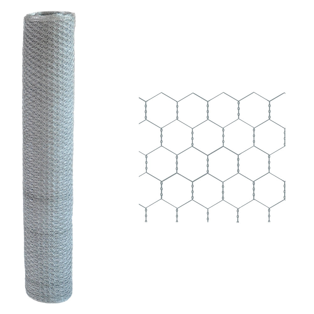 RETE TRIPLA TORSIONE ESAGONALE 19 x 2 Filo Ø mm. 0,7 - H. cm 60 x mt. 25