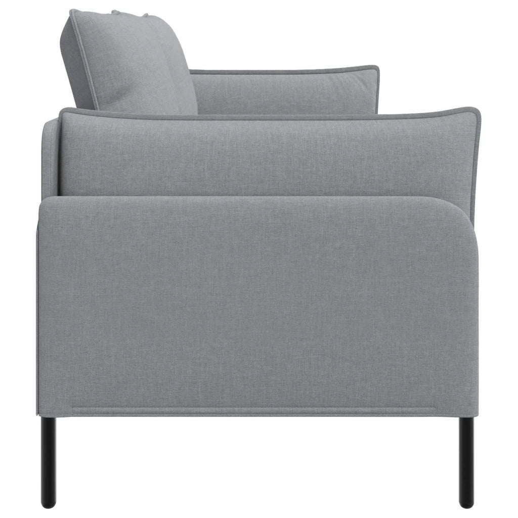 Divano 3-Persone Grigio Chiaro 222 x 81 x 89 cm Tessuto 42048629