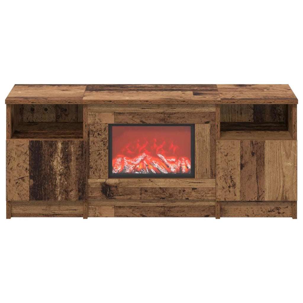 Caminetto elettrico Legno antico 98 x 28,5 x 40,5 cm 8021197