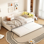 Letto singolo 90 x 200 cm con letto estraibile