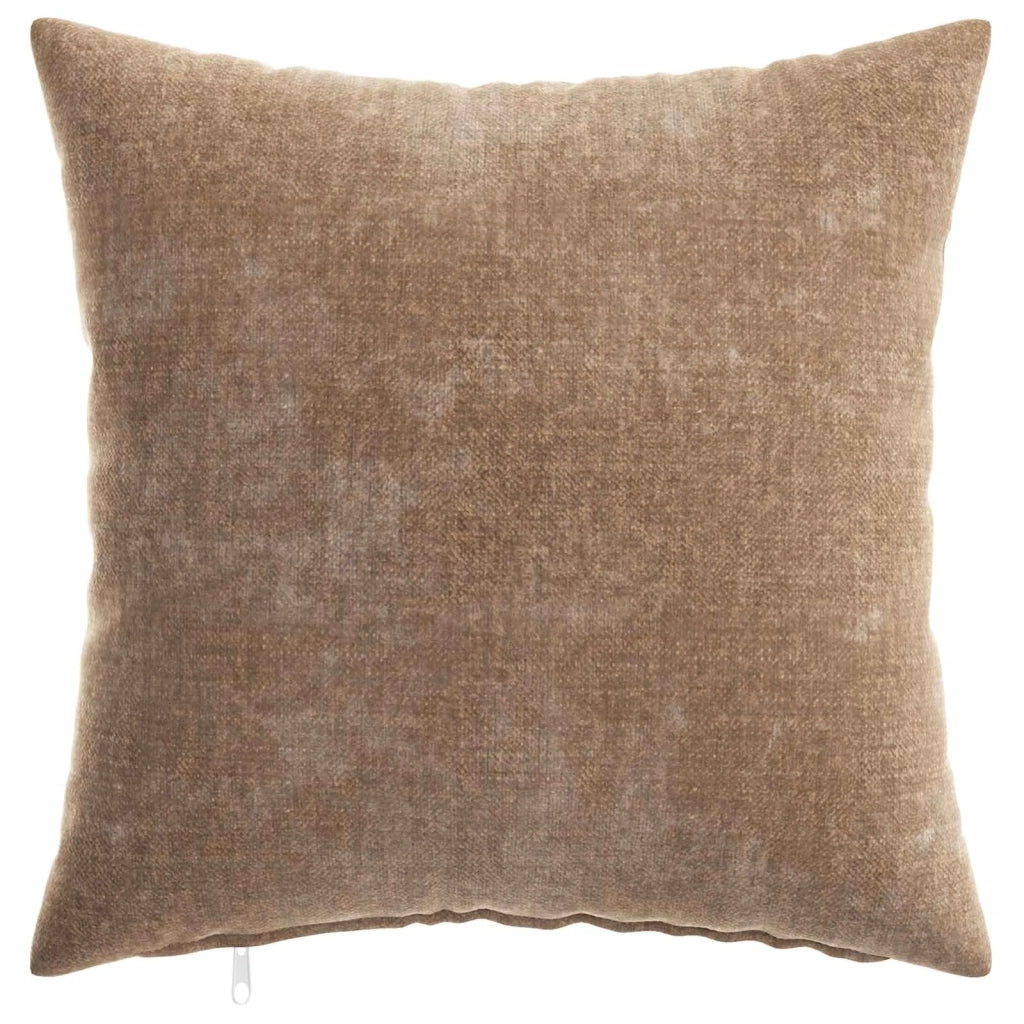 Federa 6 pz HEERLEN Marrone 50 x 50 cm Tessuto Chenille 910946