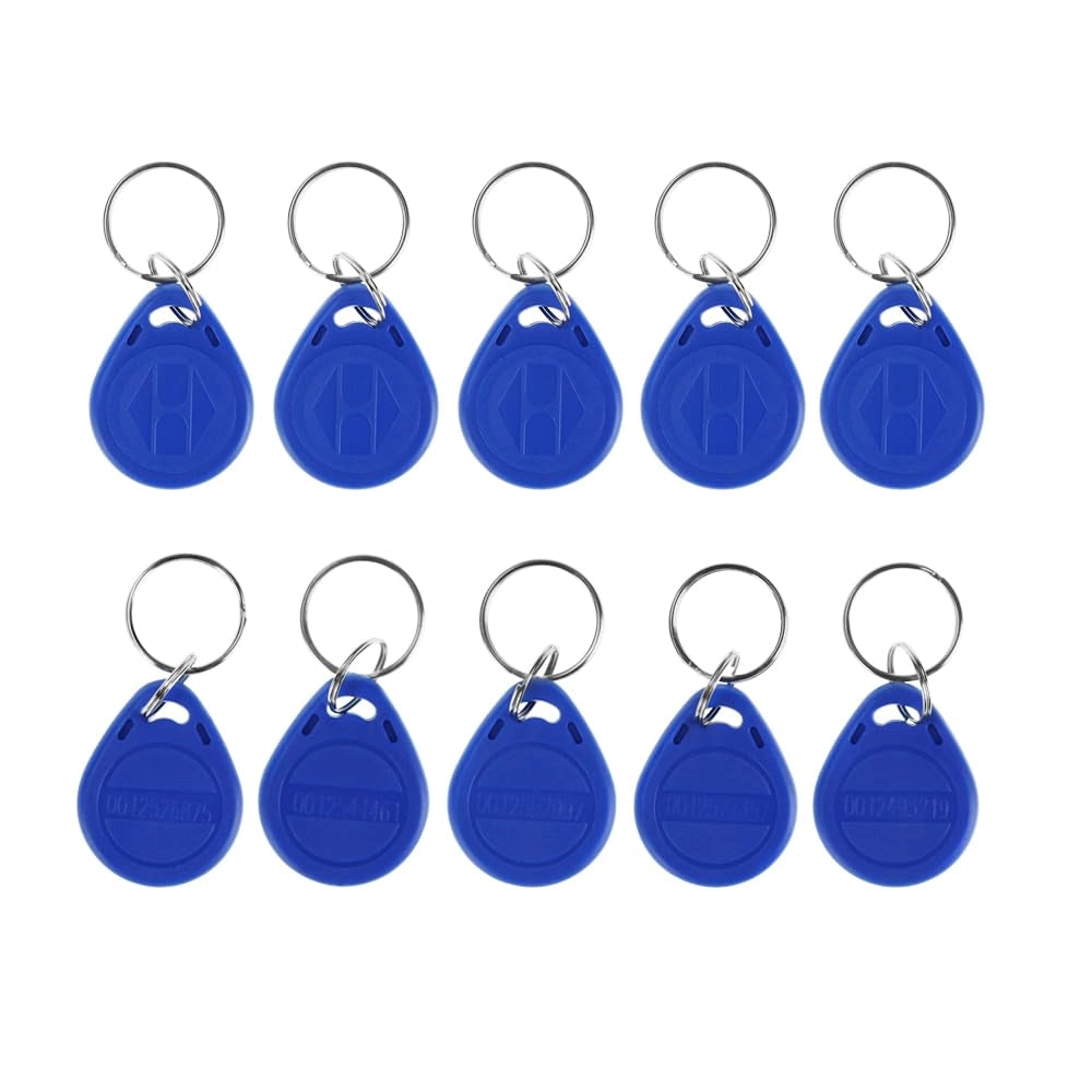 Portachiavi RFID da 125 kHz, tecnologia EM-ID, confezione da 20 pezzi, disponibile in vari colori