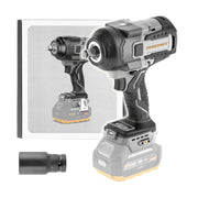 Avvitatore a massa battente a batteria Procraft IW1200Abb, 1200 Nm, attacco 1/2", 20 V