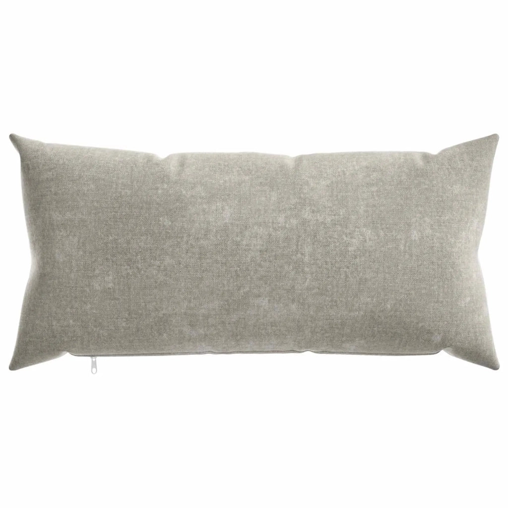 Federa 6 pz HEERLEN Grigio Chiaro 40 x 80 cm Tessuto Chenille 909962