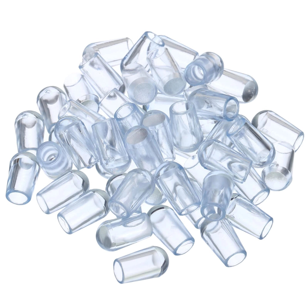 Supporti per griglie di lavello, 50 pezzi, 5x8 mm, plastica, trasparenti