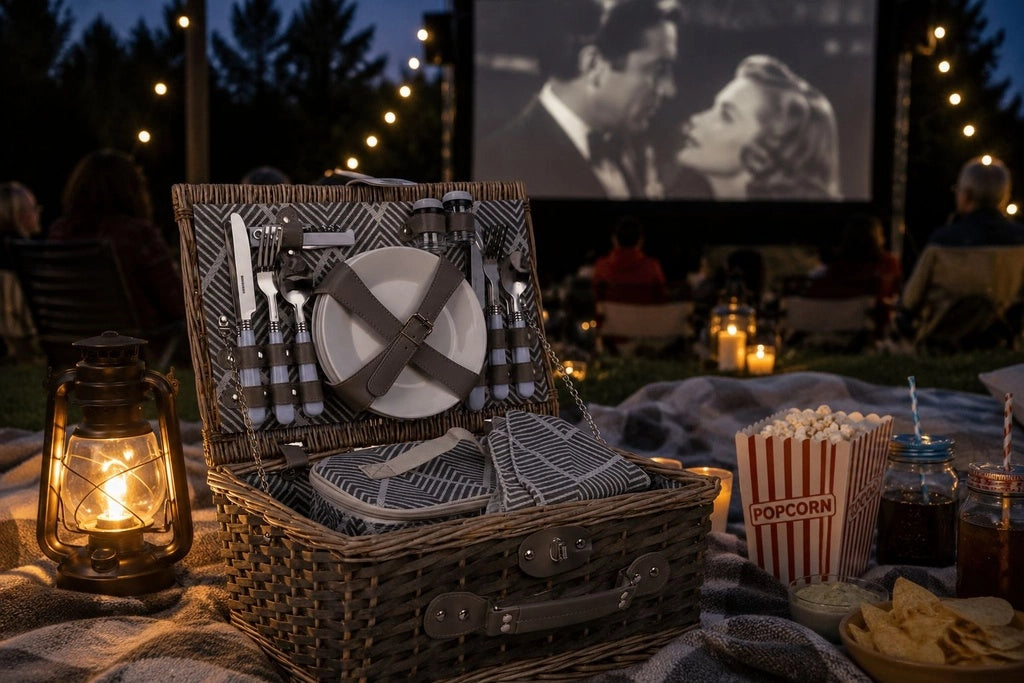 Cesto da picnic per 4 persone 40 x 28 x 19h cm