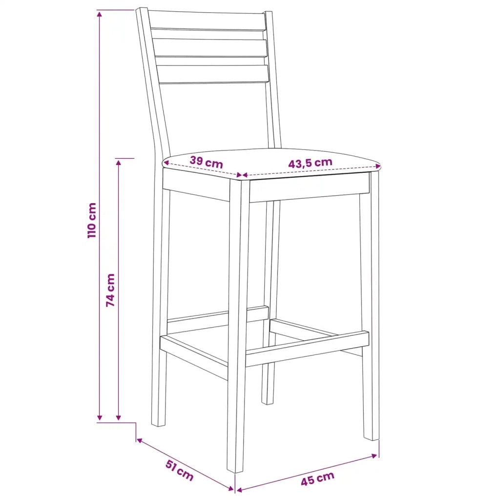 Sgabello da bar 2 pz Bianco e Grigio 42047615