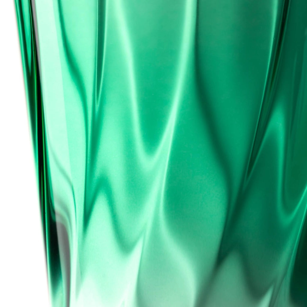 Set di 4 bicchieri, capacità 300 ml, color verde, a forma conica, adatti al lavaggio in lavastoviglie