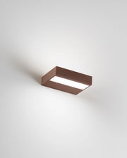 Lampada da Parete Snap 16cm LED 18W CCT Corten - Fabas Luce