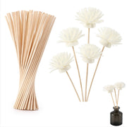 Bastoncini per diffusore, 40 pezzi, in legno, 30 cm, confezione di ricambio