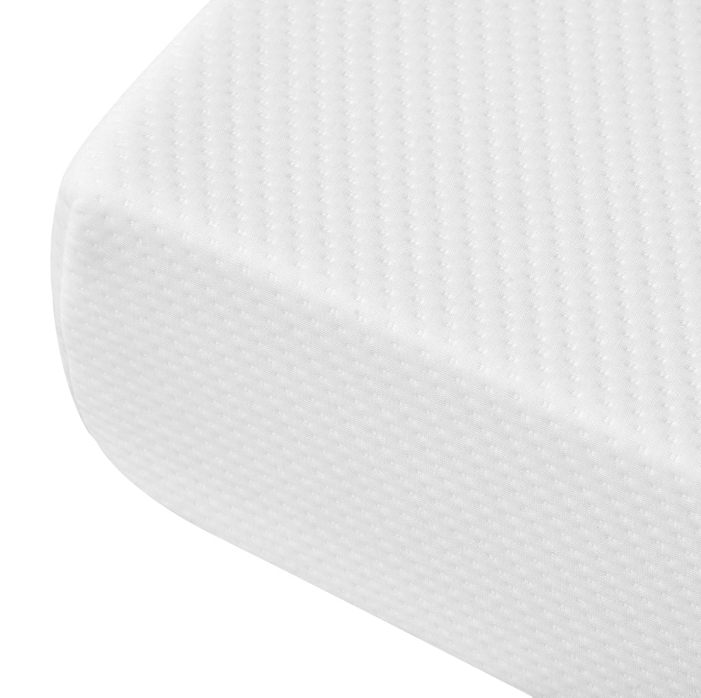 Materasso in schiuma 140x200 cm H3 ergonomico con rivestimento lavabile bianco