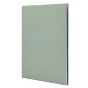 Porta menu A4, color verde menta, in ecoFinto cuoio, dimensioni 315x250 mm, confezione singola