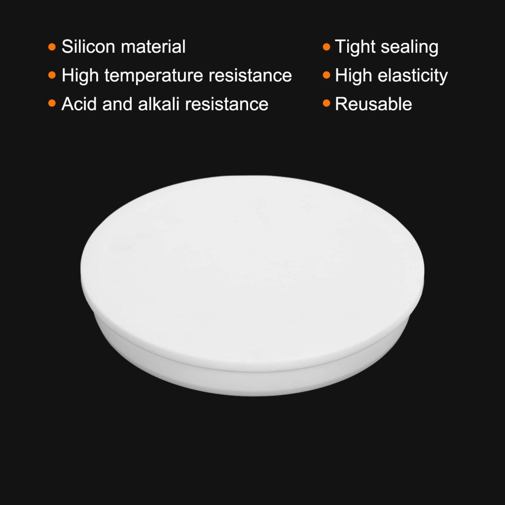 Tappo in silicone a forma di "T", 146,5 mm, per verniciatura a polvere, colore bianco