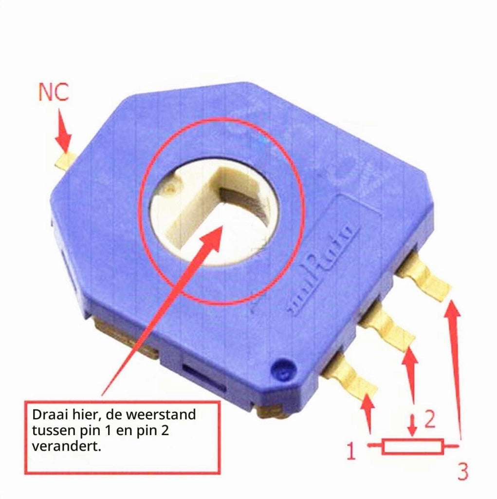Modulo sensore di angolo di rotazione SV01A103AEA01R00, 10K, confezione da 3 pezzi
