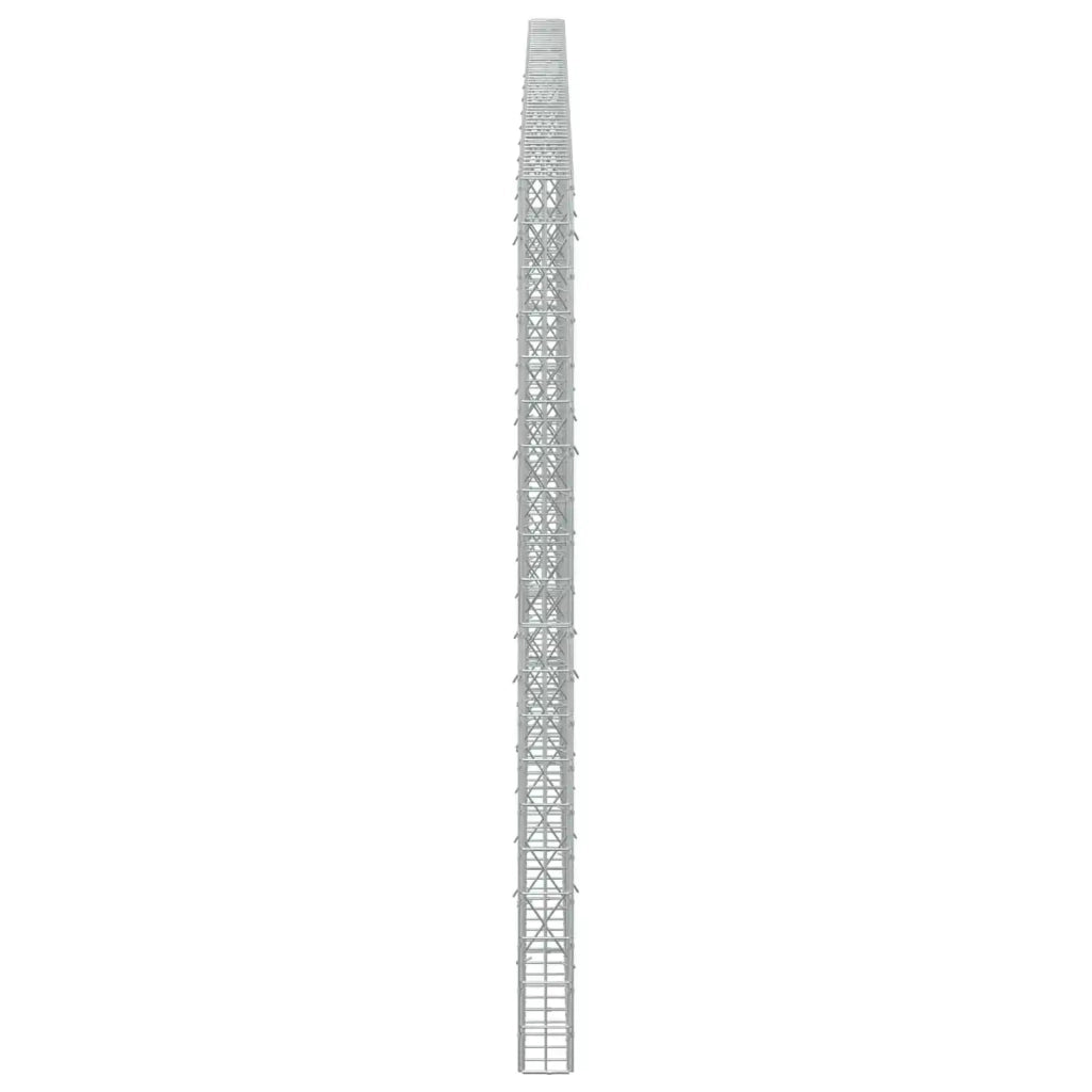 Gabione con Filo da 5 mm e Rete da 5x10 cm 550x10x200 cm 3464501