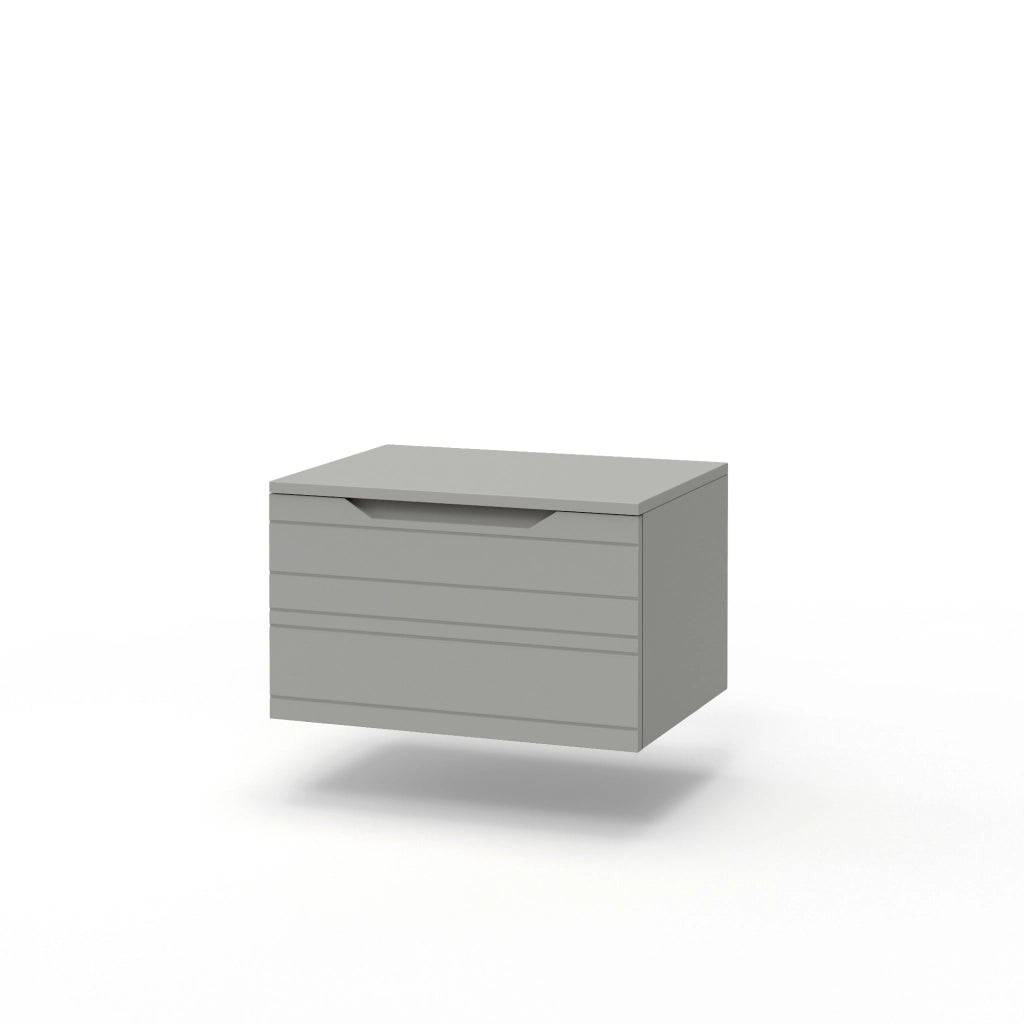 Base con top 1 cestone SOLMIRA grigio