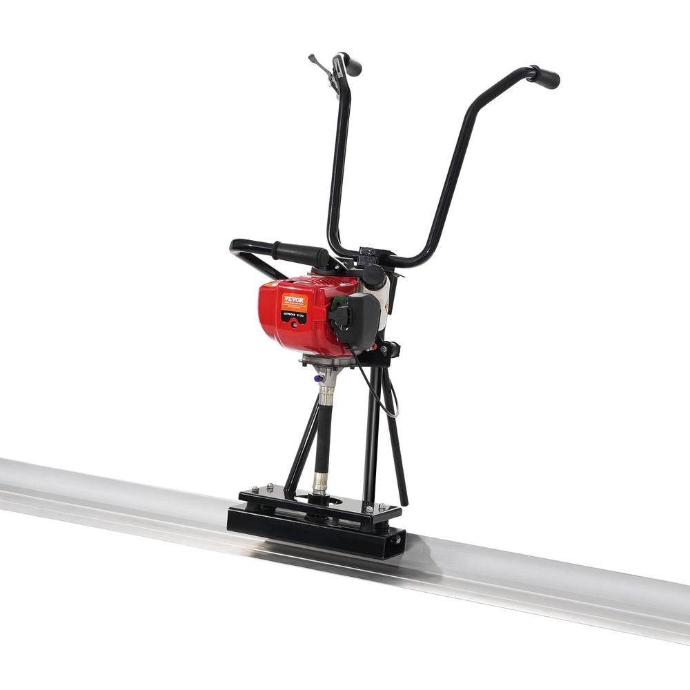 Staggia Vibrante a Benzina per Calcestruzzo 2445 mm 8 Piedi Motore 4 Tempi 0,87 kW Barra Alluminio ZPJ-25A-8