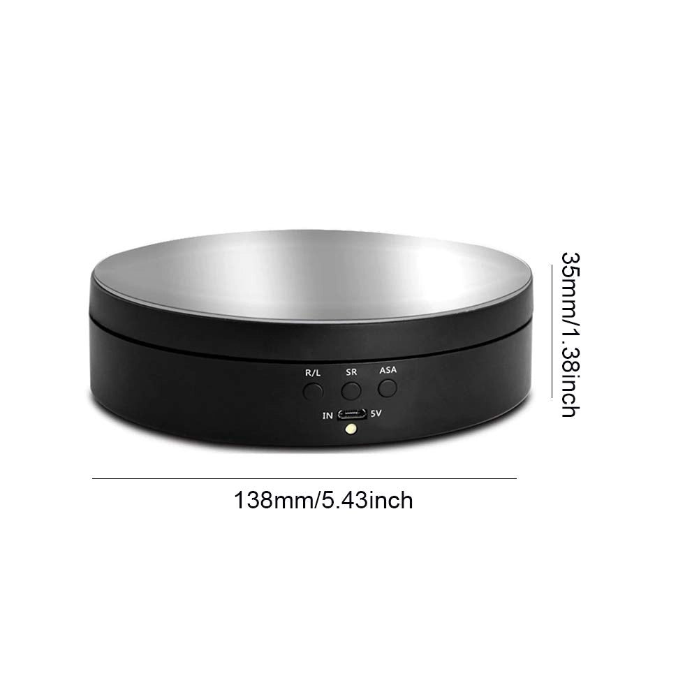 Piatto girevole elettrico a 360° – automatico, silenzioso, con 4 velocità