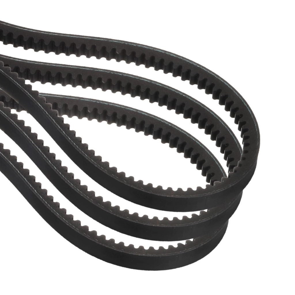 Cinghie a V in EPDM, modello AX89, confezione da 3 pezzi, dimensioni 230 cm x 13 mm, colore nero
