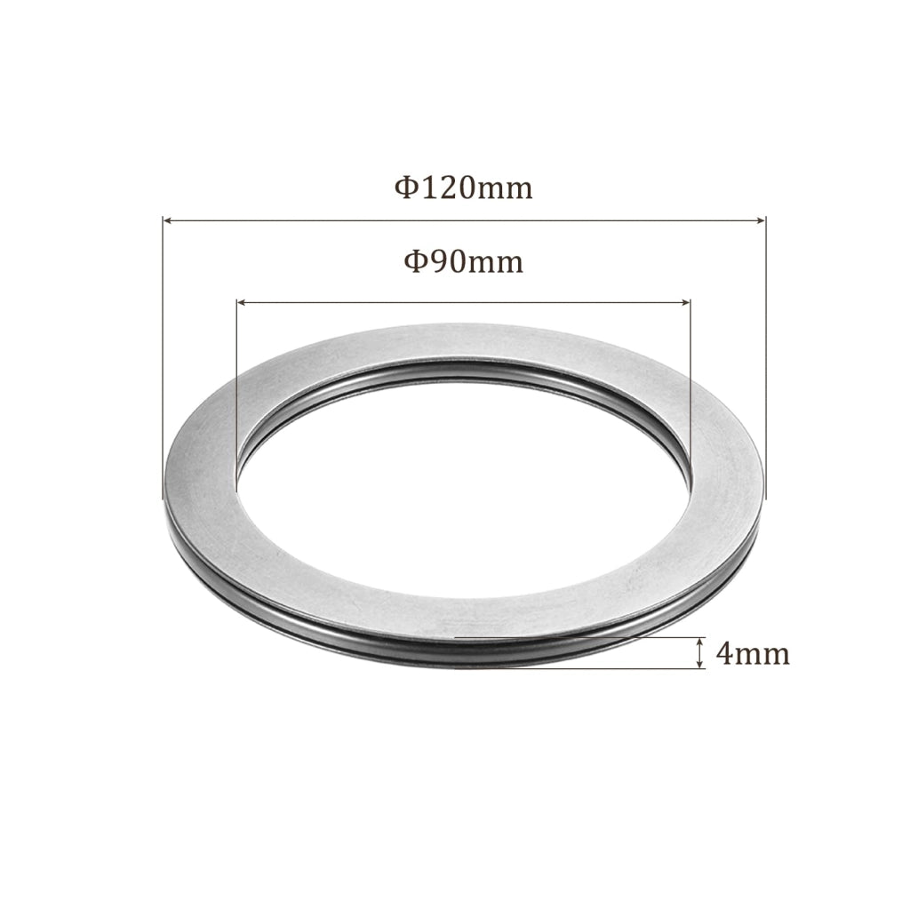 Set di 2 cuscinetti a rulli conici, dimensioni 90x120x4 mm, con dischi