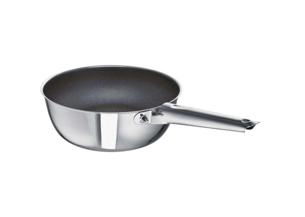 Padella da sauté da 20 cm, capacità 1,5 litri, con fondo in rame, adatta a tutti i tipi di fornelli, inclusa l'induzione