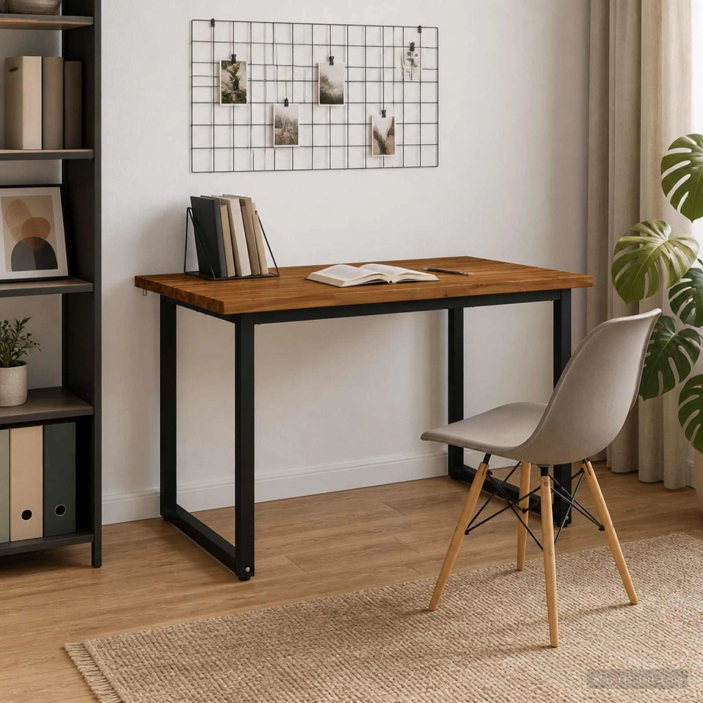 Tavolo da pranzo con bordo vivo 120 x 80 x 75 cm 938901