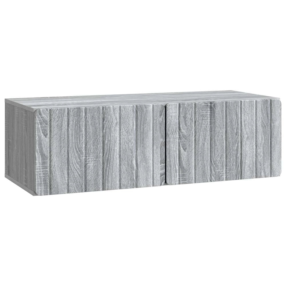 Mobile Porta TV da Muro 98 x 41 x 30 cm Sonoma grigio