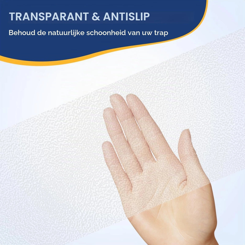 Tappetini antiscivolo per gradini, 15x80 cm, confezione da 15 pezzi, trasparenti, autoadesivi