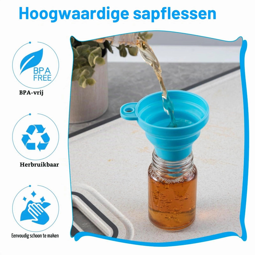 Set da 12 flaconi di vetro da 60 ml con tappo ed etichette, riutilizzabili