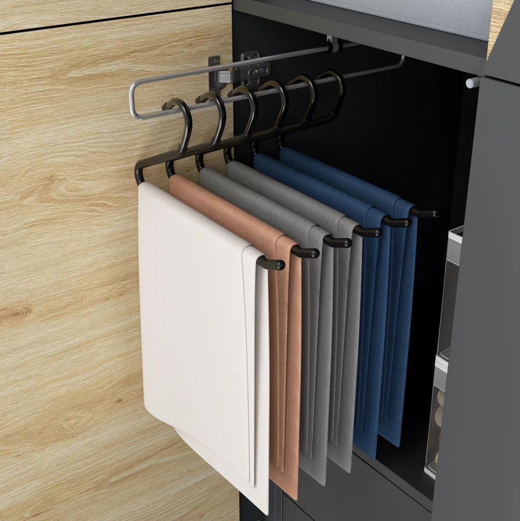 Armadio a battente 90 x 50 x 200 cm con cassetti e contenitore
