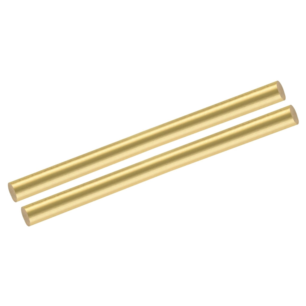 Barre di ottone, 16 mm x 300 mm, 2 pezzi, in ottone massiccio
