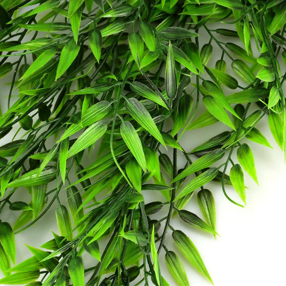 Piante artificiali da appendere, bambù, 2 pezzi, 80 cm, verde