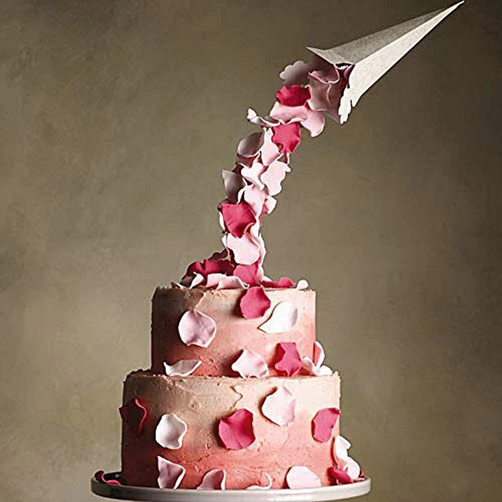 Stampo per torta a gravità, dimensioni 25x20x4 cm, con spatola