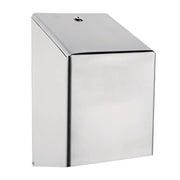 Distributore a rullo RVS, dimensioni 370x210x220 mm, colore argento, con serratura