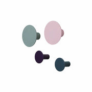 Set di ganci da parete, multicolore, 4,5 cm, 4 ganci, polystone, moderno