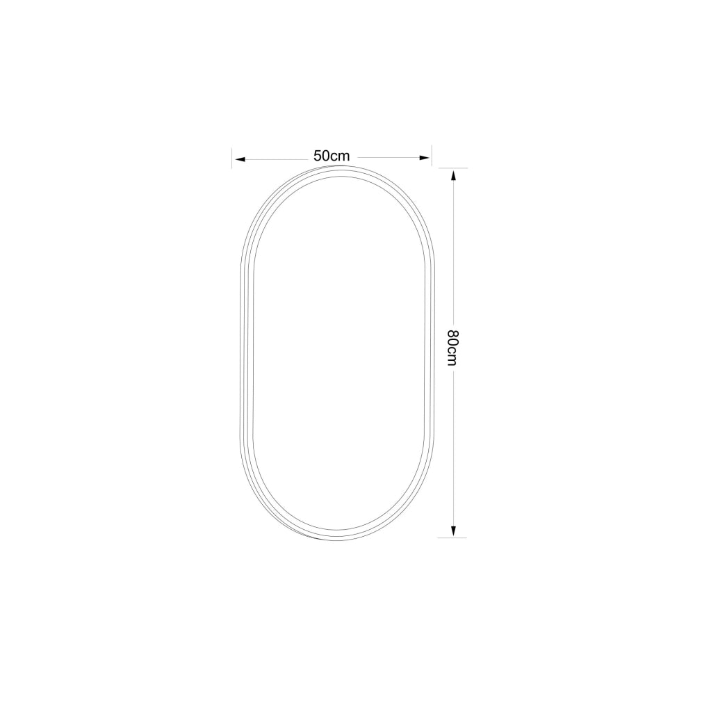 Specchio da bagno con illuminazione regolabile e funzione antiappannamento