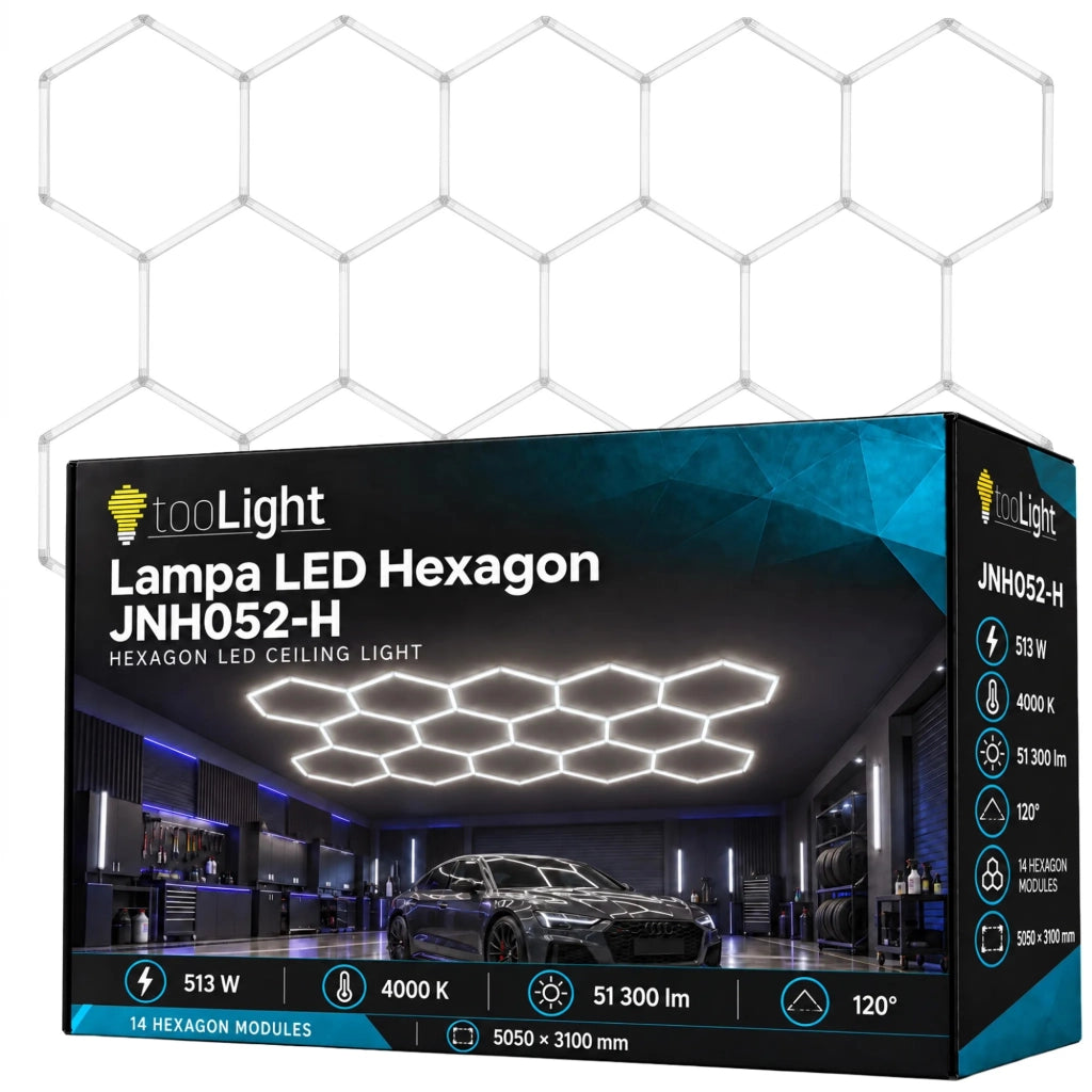 Lampada Led Hexagon Jnh052-h White