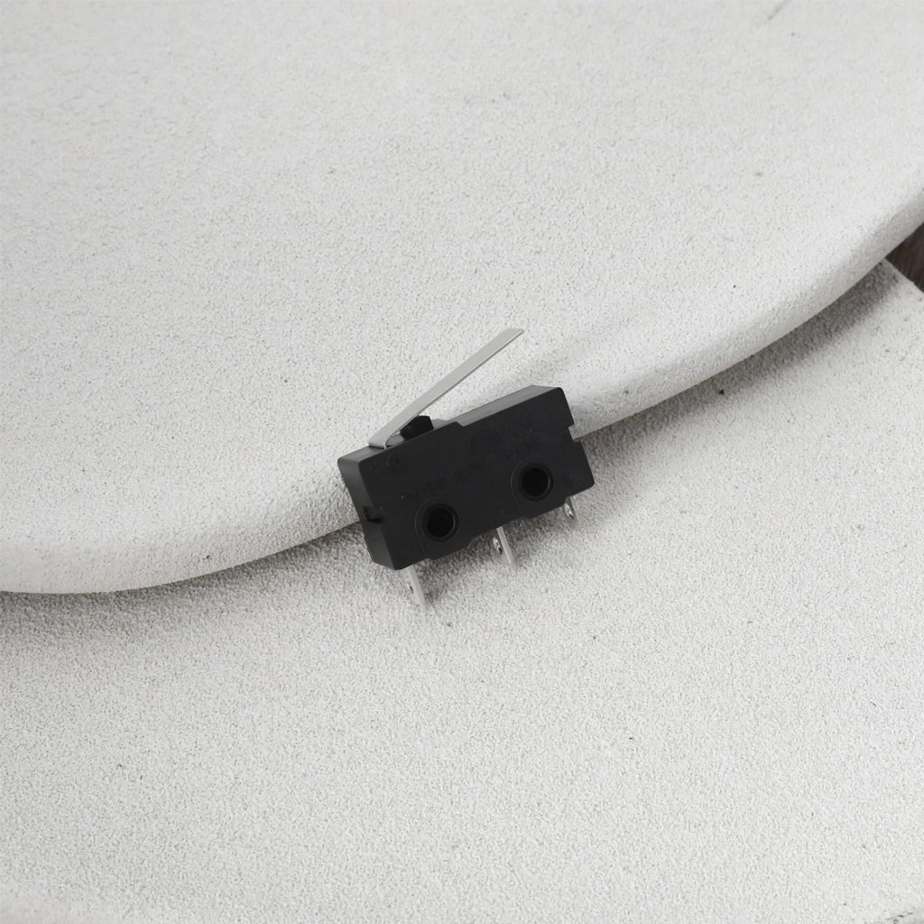 10 microinterruttori miniaturizzati, 5A, 125/250V, con leva, modello KW11-3Z