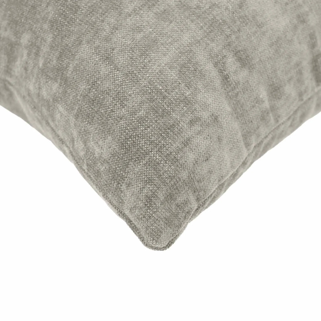 Federa 2 pz HEERLEN Grigio Chiaro 50 x 50 cm Tessuto Chenille 910933