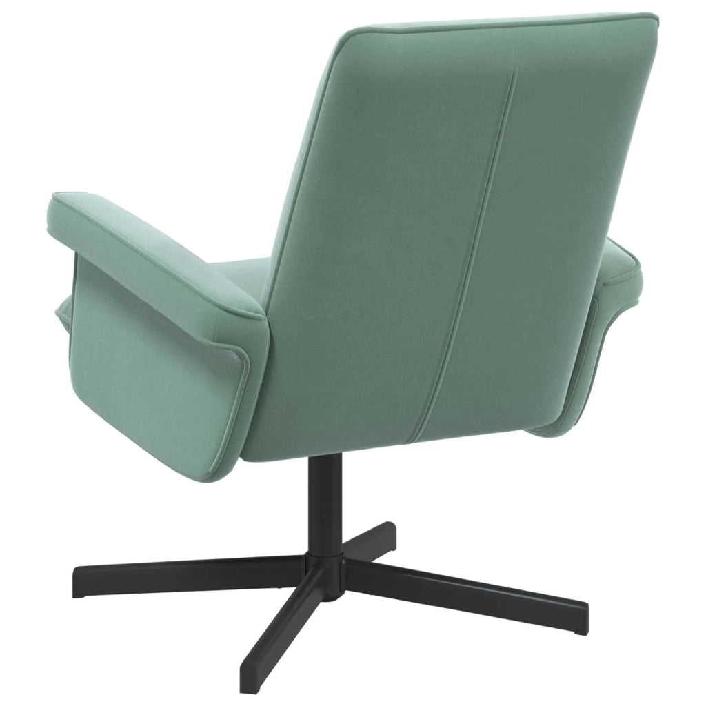 Sedia girevole Verde Mare Velluto 42045596