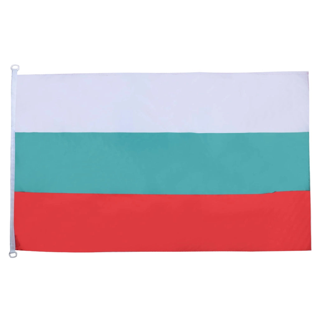 Bandiera bulgara, 150x90 cm, in poliestere, resistente alle intemperie