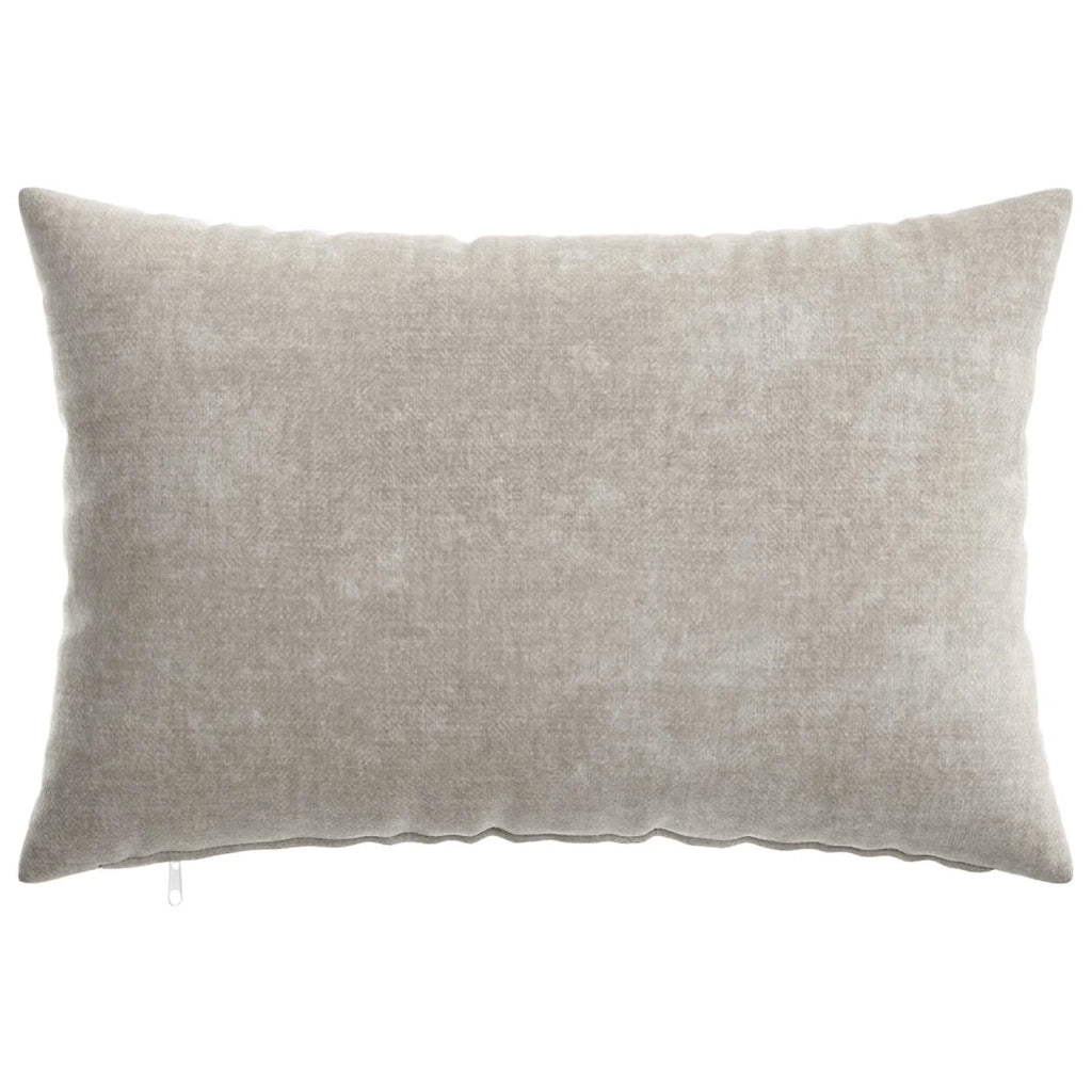 Federa 6 pz HEERLEN Grigio Chiaro 50 x 70 cm Tessuto Chenille 911354