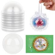 80 semisfere trasparenti di 8 cm, cupole in PVC