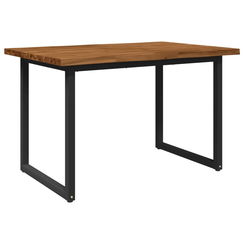 Tavolo da pranzo con bordo vivo 120 x 80 x 75 cm 938901