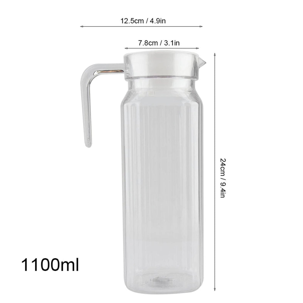 Distributore in acrilico da 1100 ml, con coperchio e maniglia