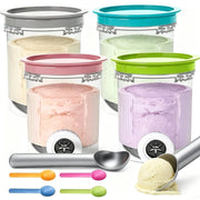 4 contenitori per Ninja Creami Swirl NC700/NC701, 400 ml