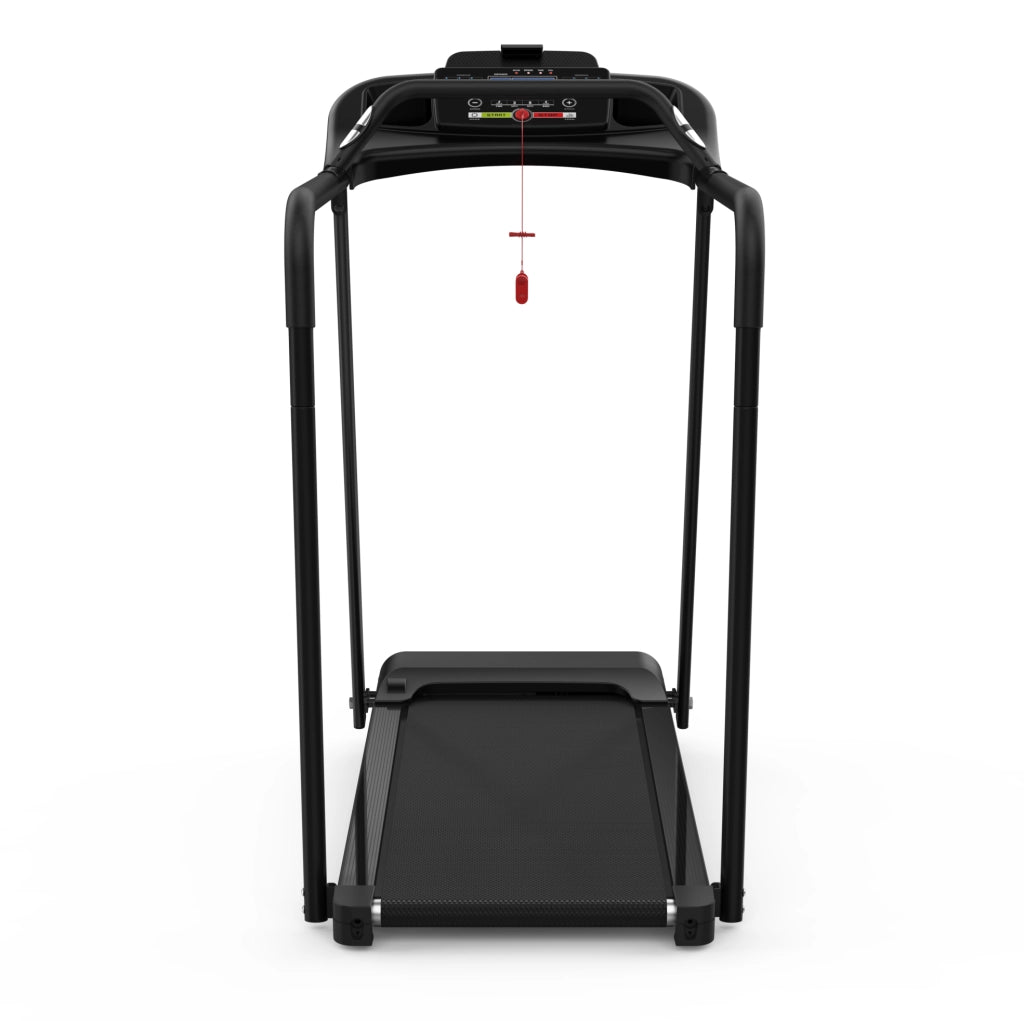 TAPIS ROULANT Elettrico da Casa 1-12 km/h Nero con Corrimano e 12 Programmi
