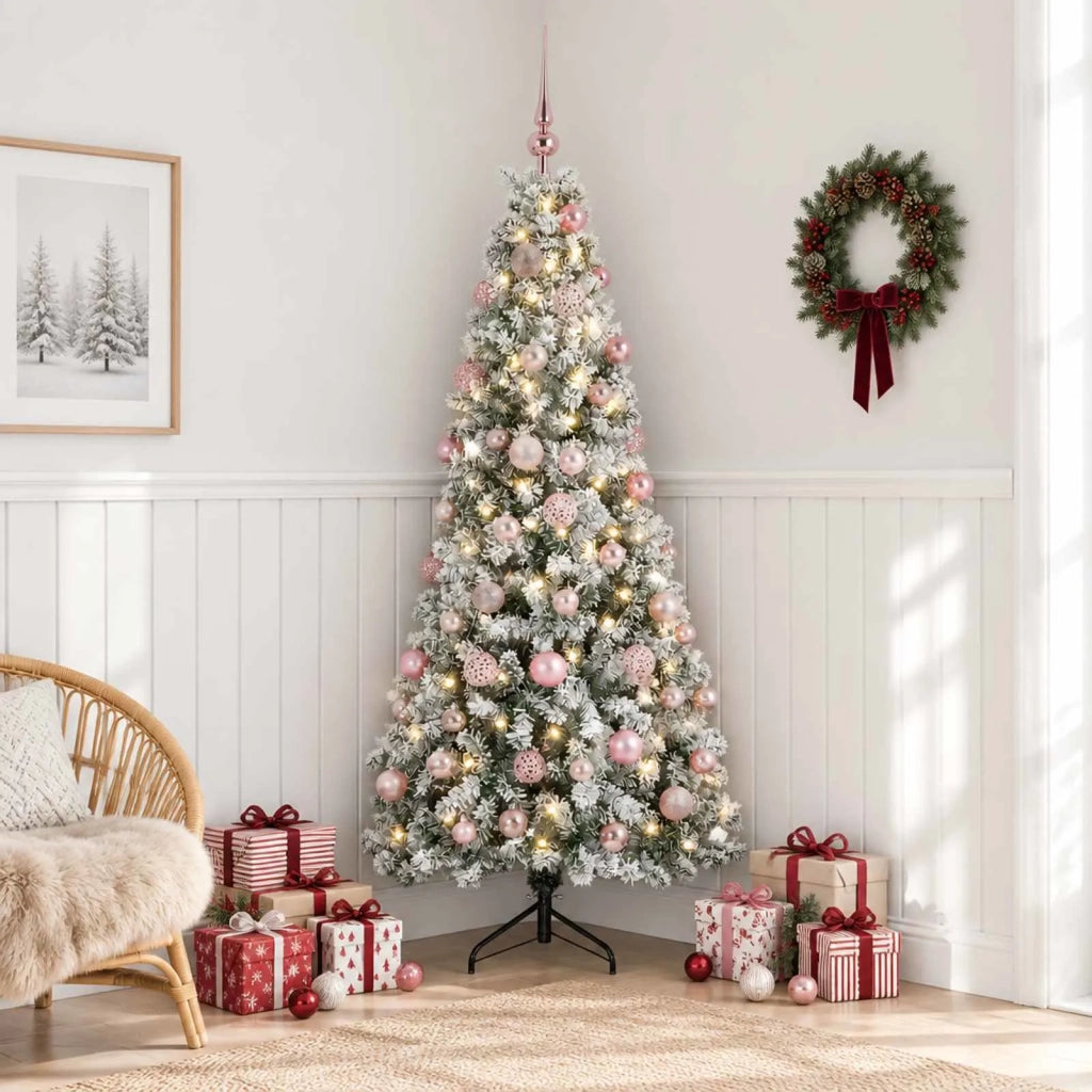 Albero di Natale artificiale con palline 210 cm 300 LED 3461018
