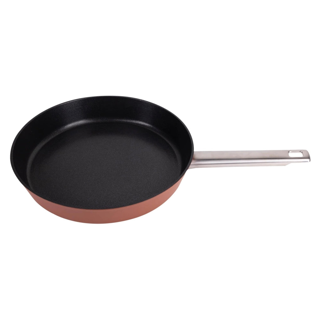 Padella antiaderente da 28 cm, in alluminio forgiato, adatta per induzione