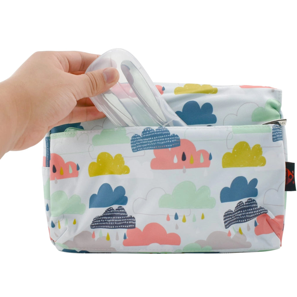 Set di posate per bambini, composto da 2 pezzi con custodia, in acciaio inossidabile, ideale per la merenda